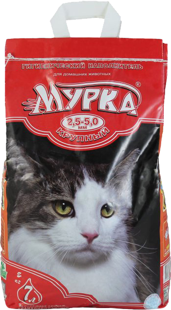 Наповнювач Мурка 5кг Черв. велика бентоніт 2,5-5мм