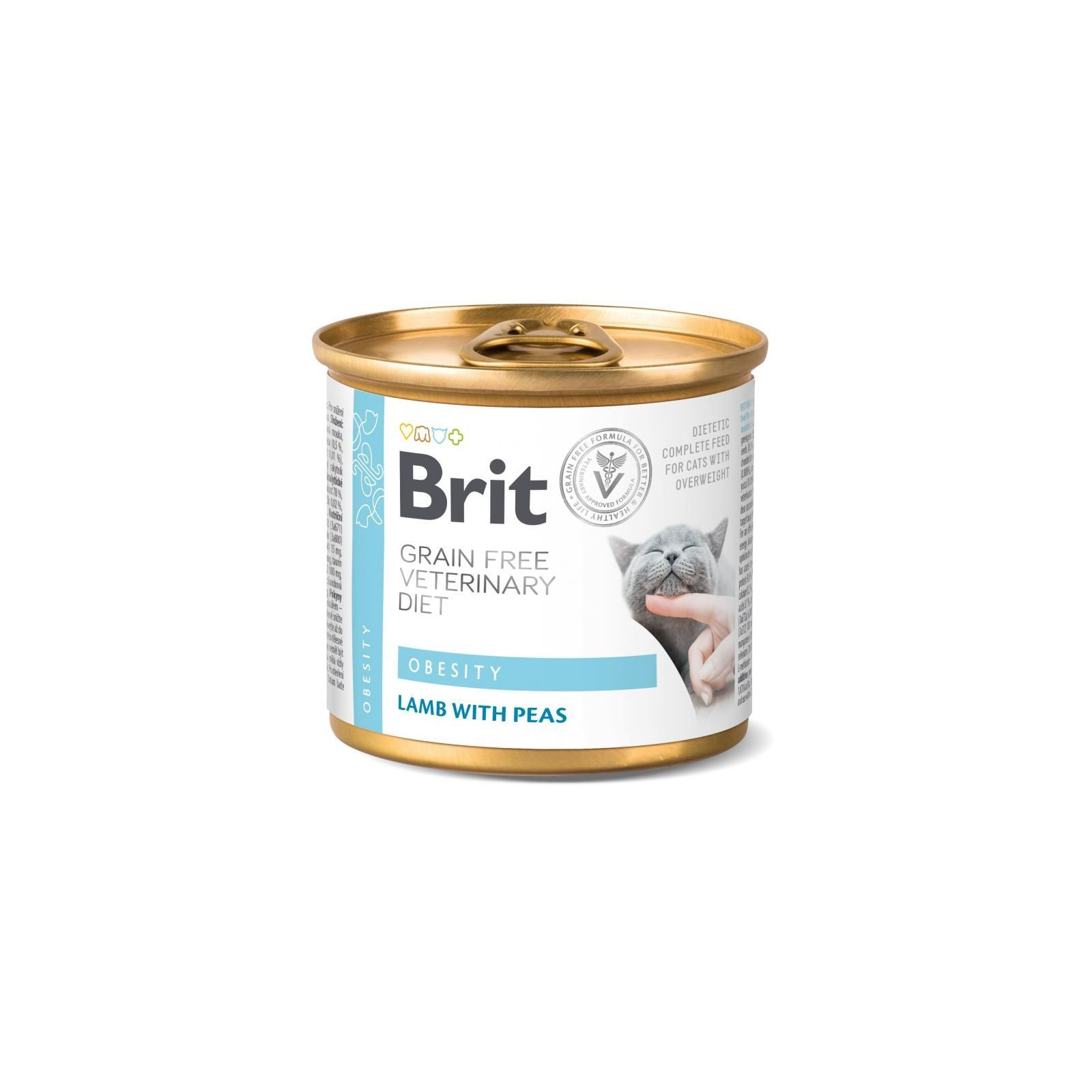 Brit VetDiets конс.200г д/кота Діета  при ожирінні та надмірній вазі  Обесті