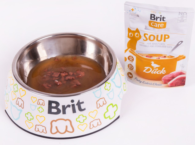 Brit Care Бріт пауч 75г д/кота Суп Качка