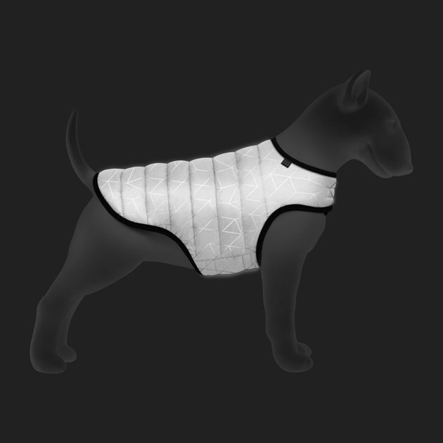 Куртка -накидка д/собак L WauDog Clothes  світловід.А41,В58-70см,С42-52см