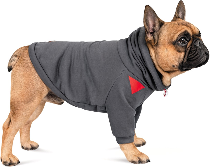 Худі Snoodie S/M д/собак  сіра Pet Fachion