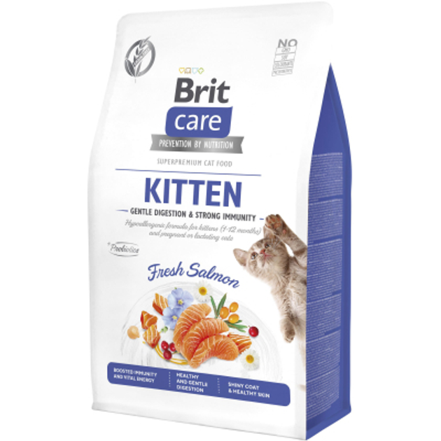 Brit Care Бріт 400г д/кошенят Кіттен лосось