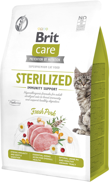 Brit Care Бріт 400г д/кота Стерильні Свинина