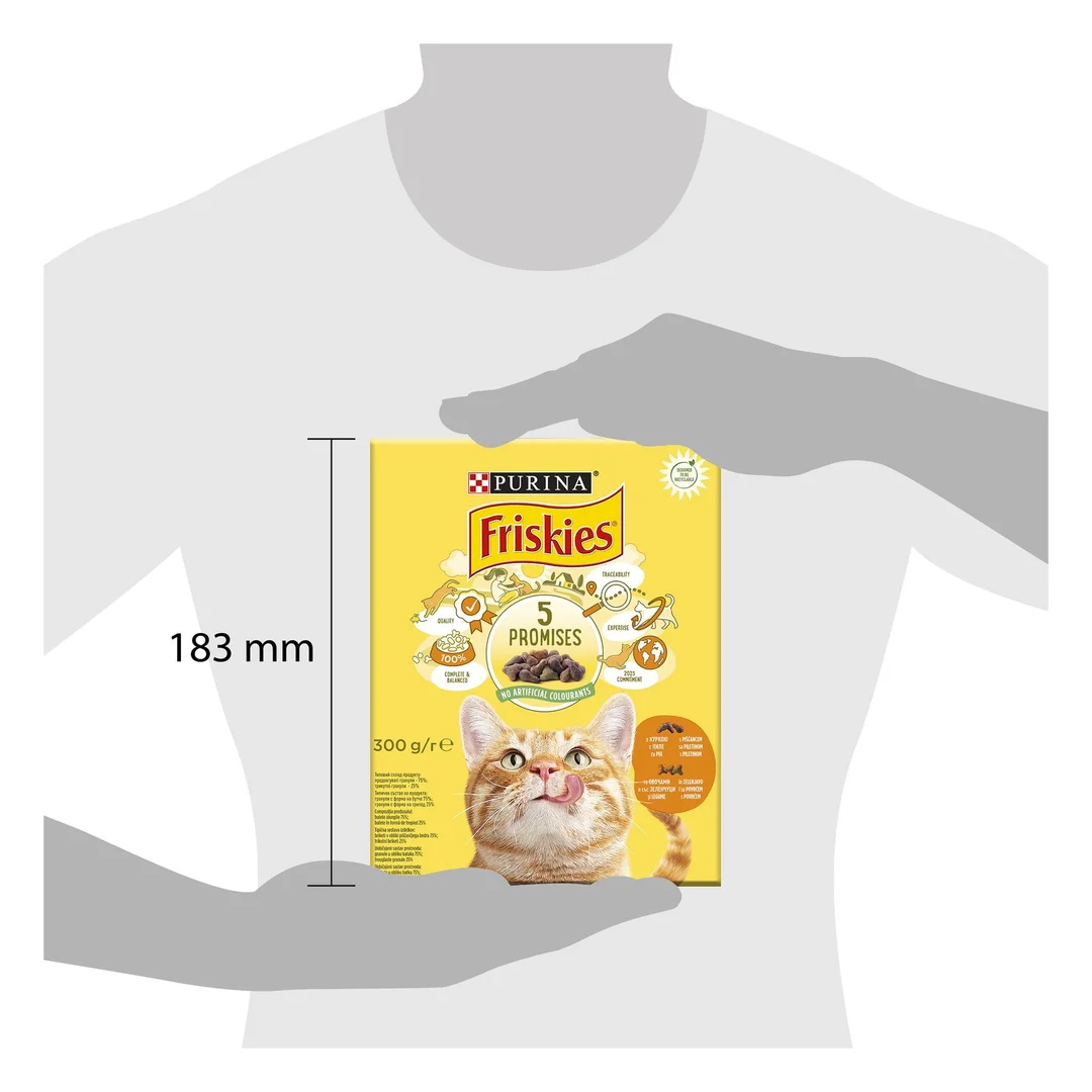 Фріскас 300г д/кота Курка та овочі