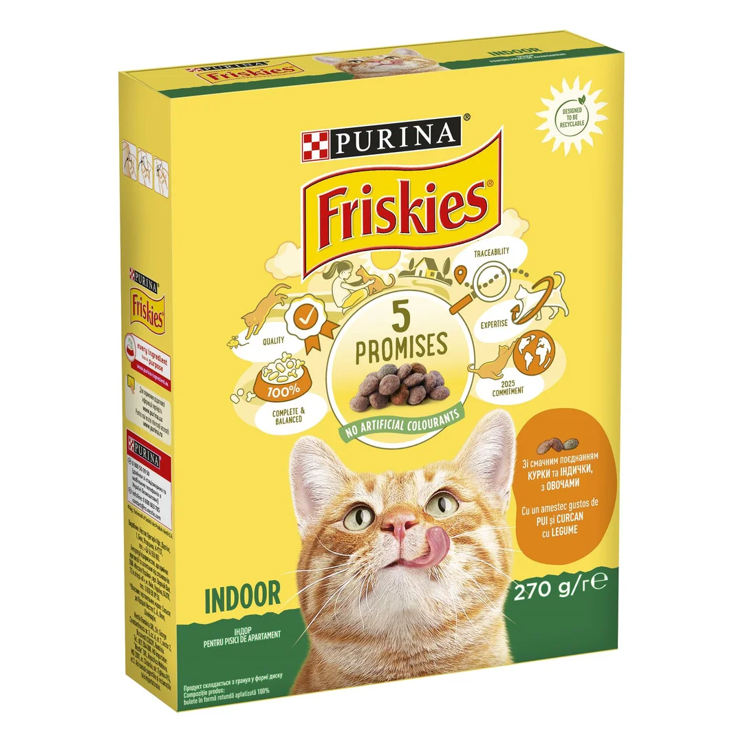 Фріскас 270г д/кота Індор Курка