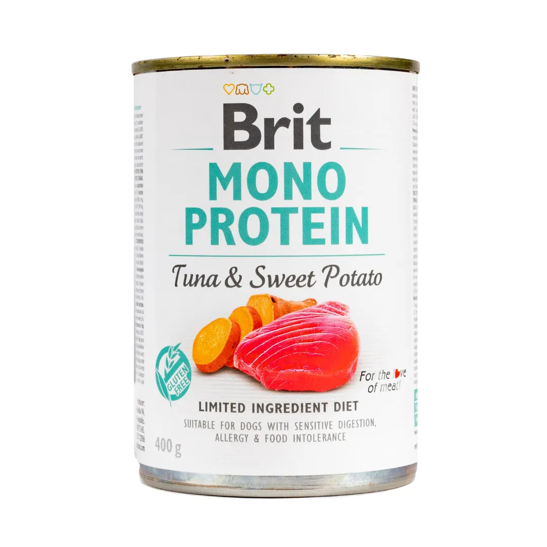 Brit Care Бріт конс.400г д/собак Моно Тунець батат
