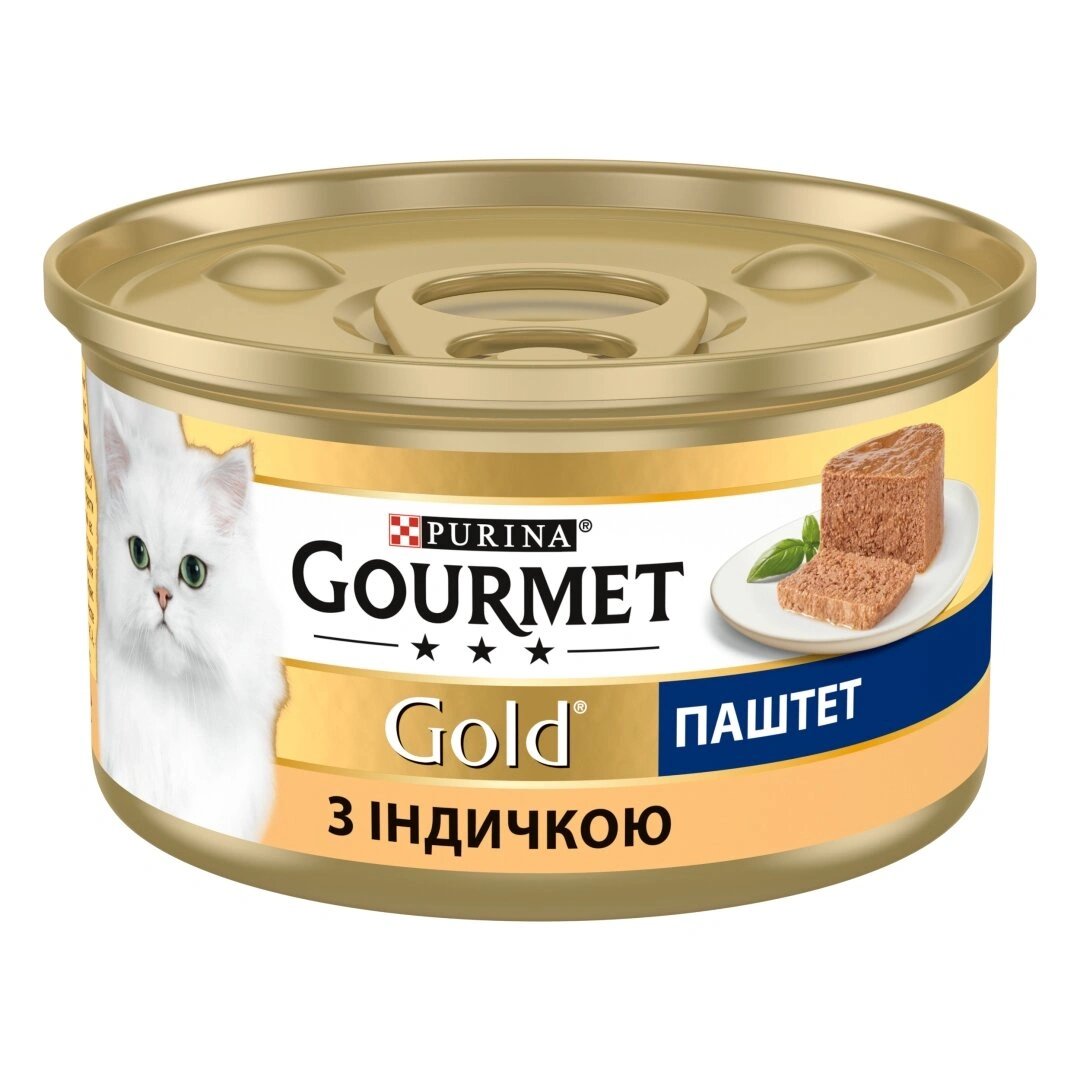 Гурмет Голд конс.85г д/кота Індичка мус 24шт/уп 1шт