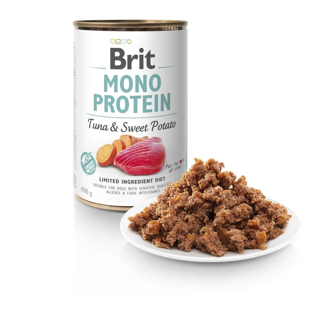 Brit Care Бріт конс.400г д/собак Моно Тунець батат
