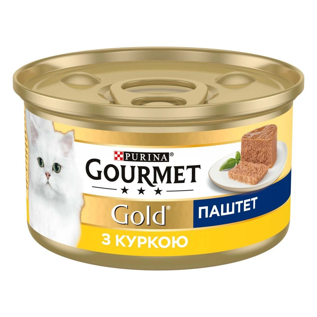 Гурмет Голд конс.85г д/кота Курка паштет 24шт/уп 1шт