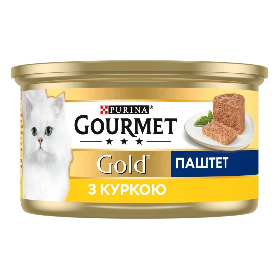 Гурмет Голд конс.85г д/кота Курка паштет 24шт/уп 1шт