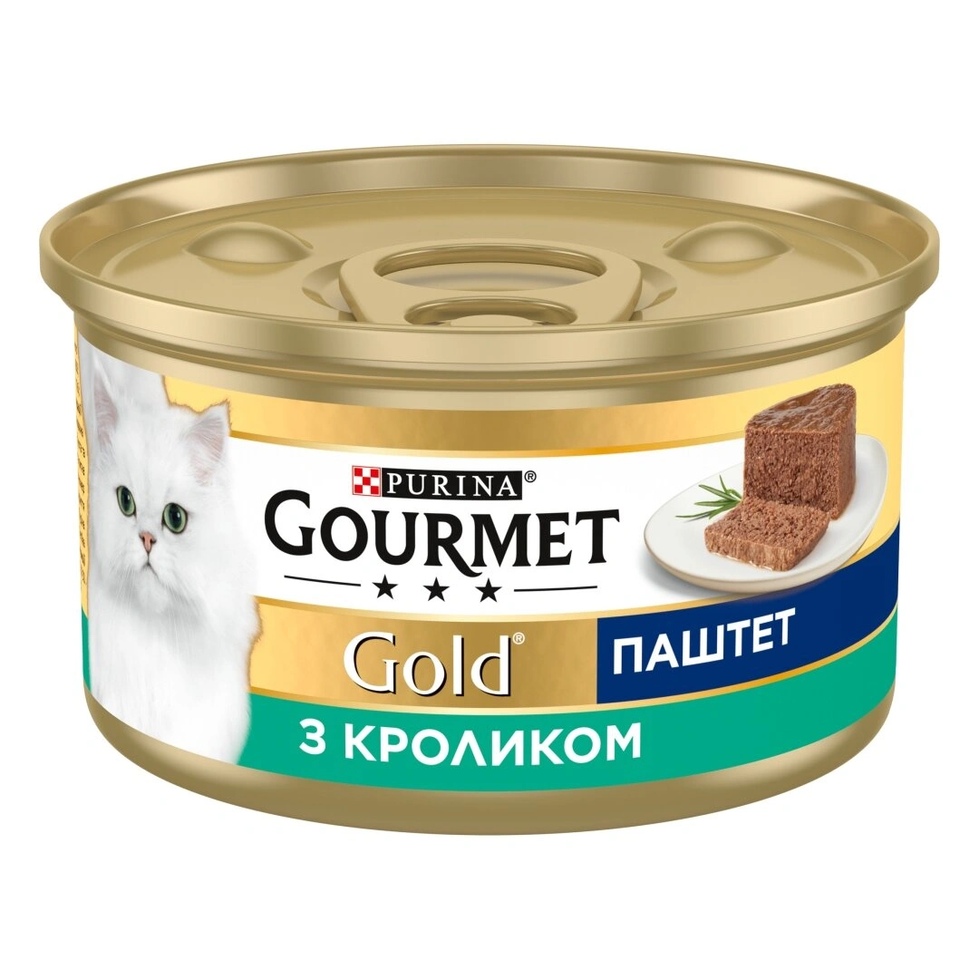 Гурмет Голд конс.85г д/кота Кролик Мус 24шт/уп 1шт