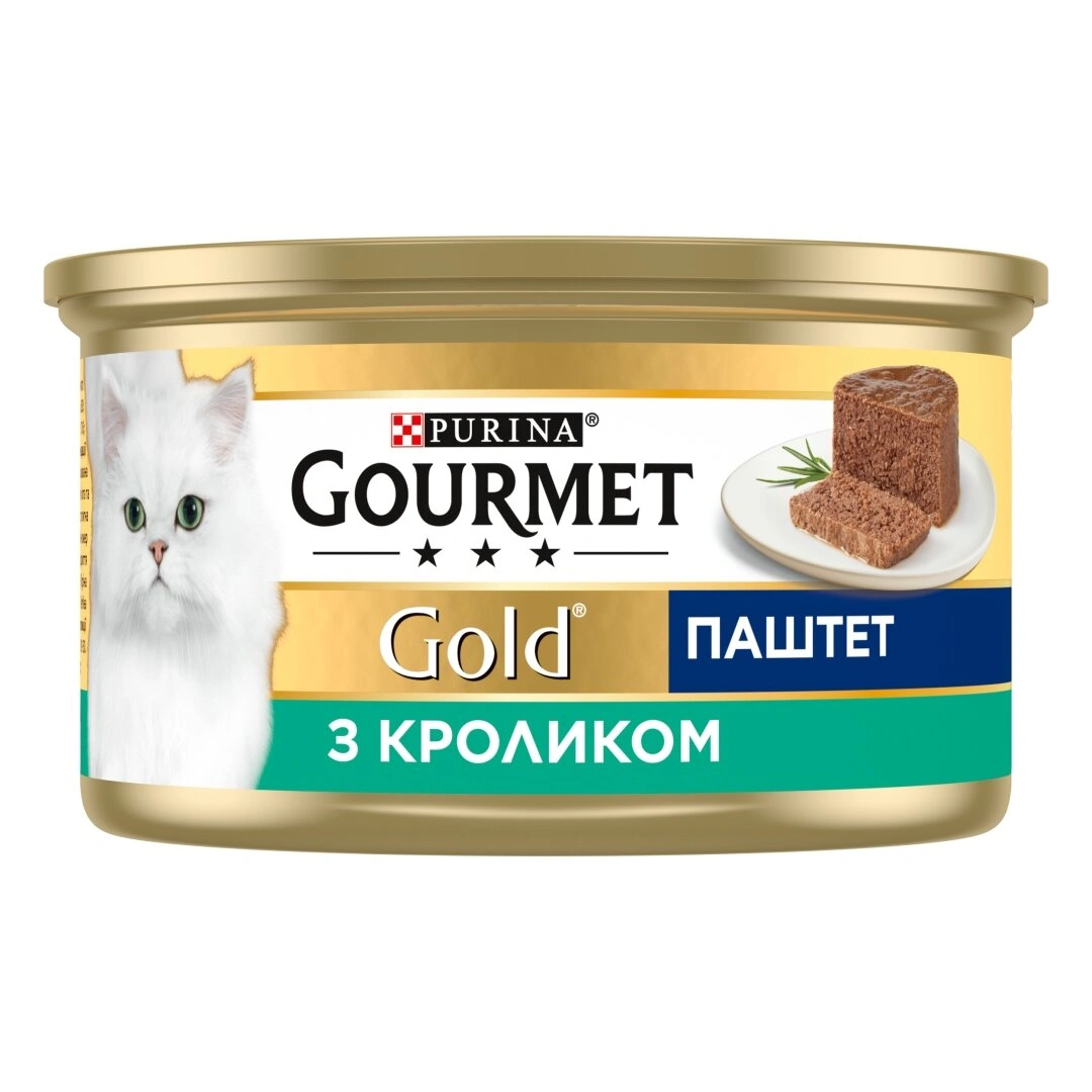 Гурмет Голд конс.85г д/кота Кролик Мус 24шт/уп 1шт