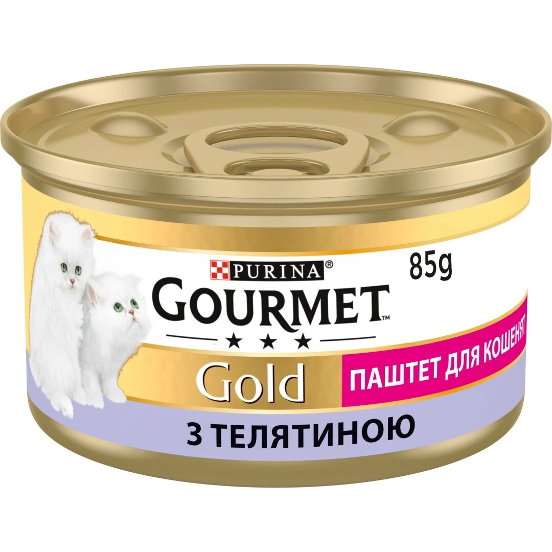 Гурмет Голд конс.85г д/кошенят Телятина Паштет 12шт/уп 1шт