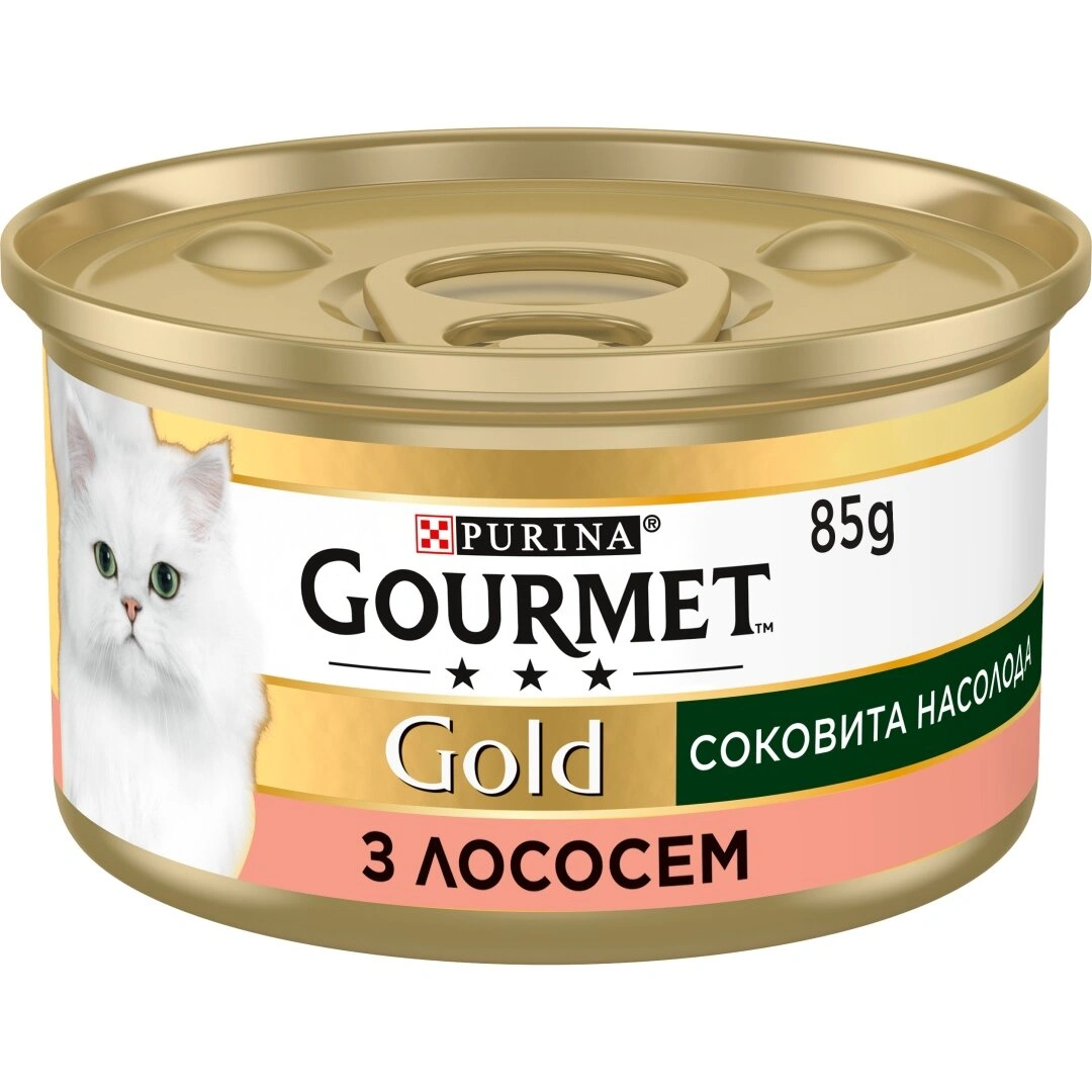 Гурмет Голд конс.85г д/кота Лосось соков.24шт/уп 1шт