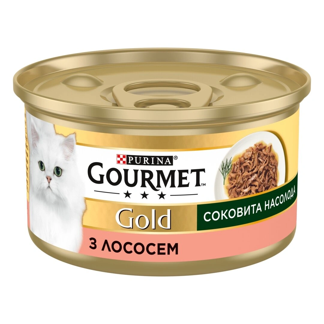 Гурмет Голд конс.85г д/кота Лосось соков.24шт/уп 1шт
