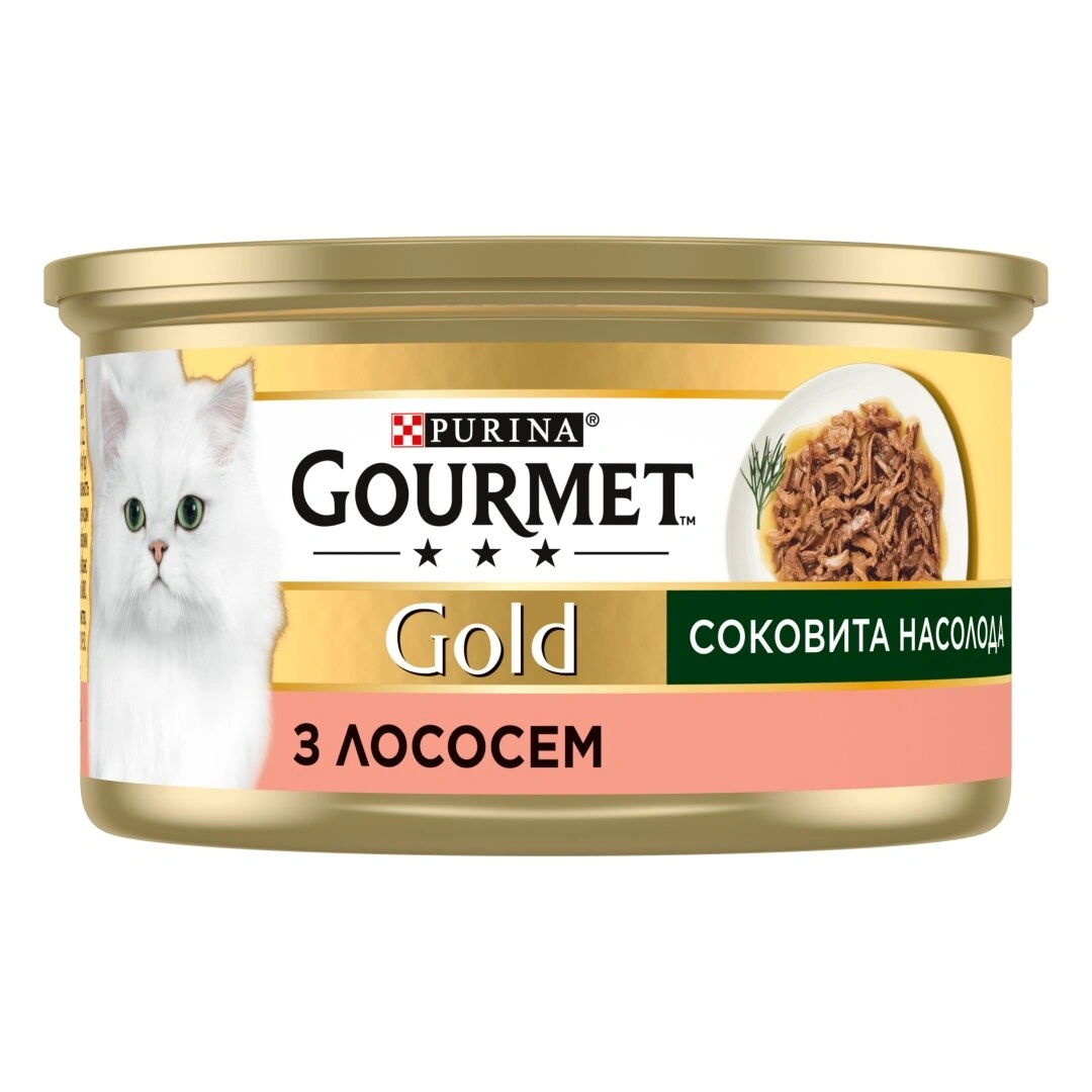 Гурмет Голд конс.85г д/кота Лосось соков.24шт/уп 1шт