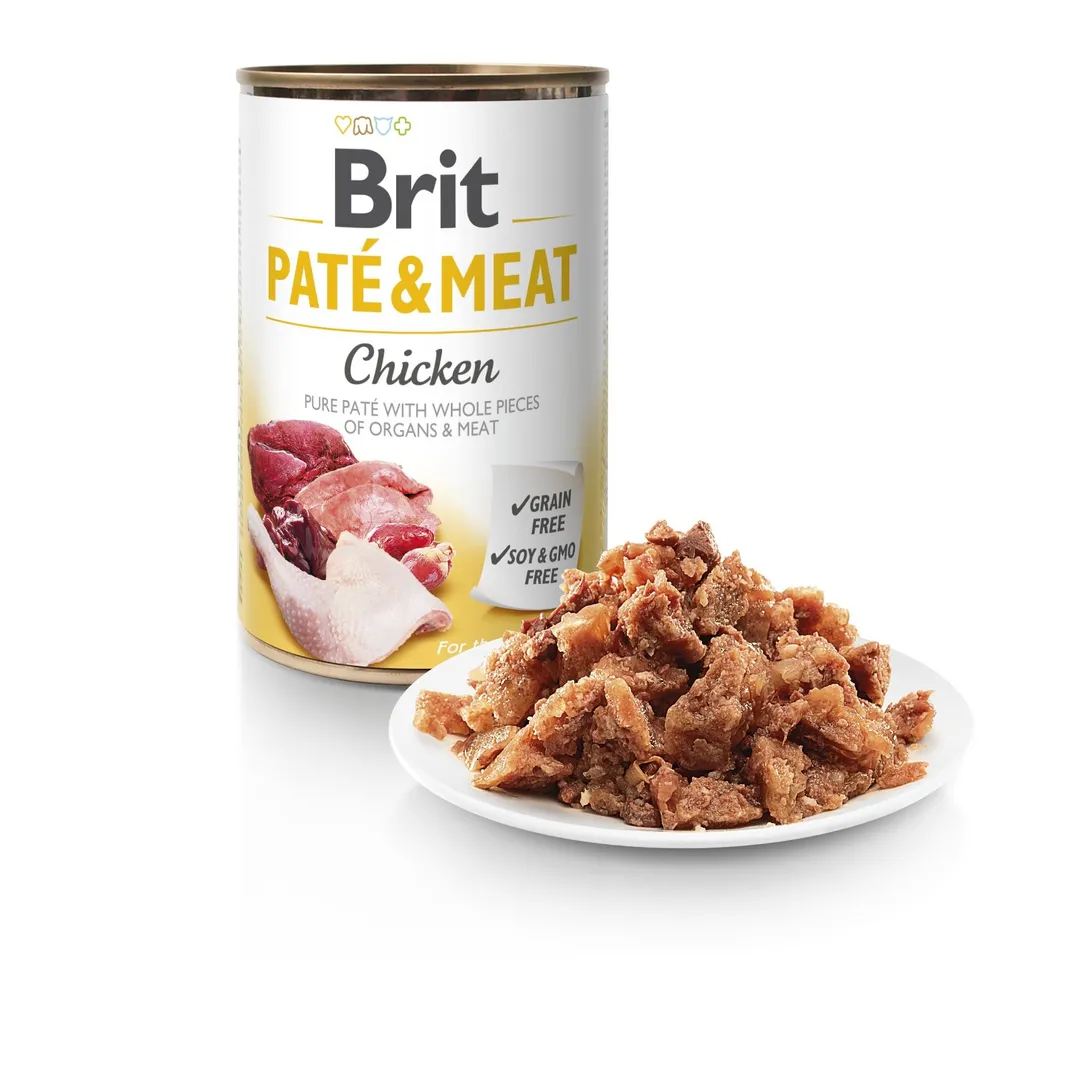 Brit Care Бріт конс.400г д/собак ПетМіт Курка