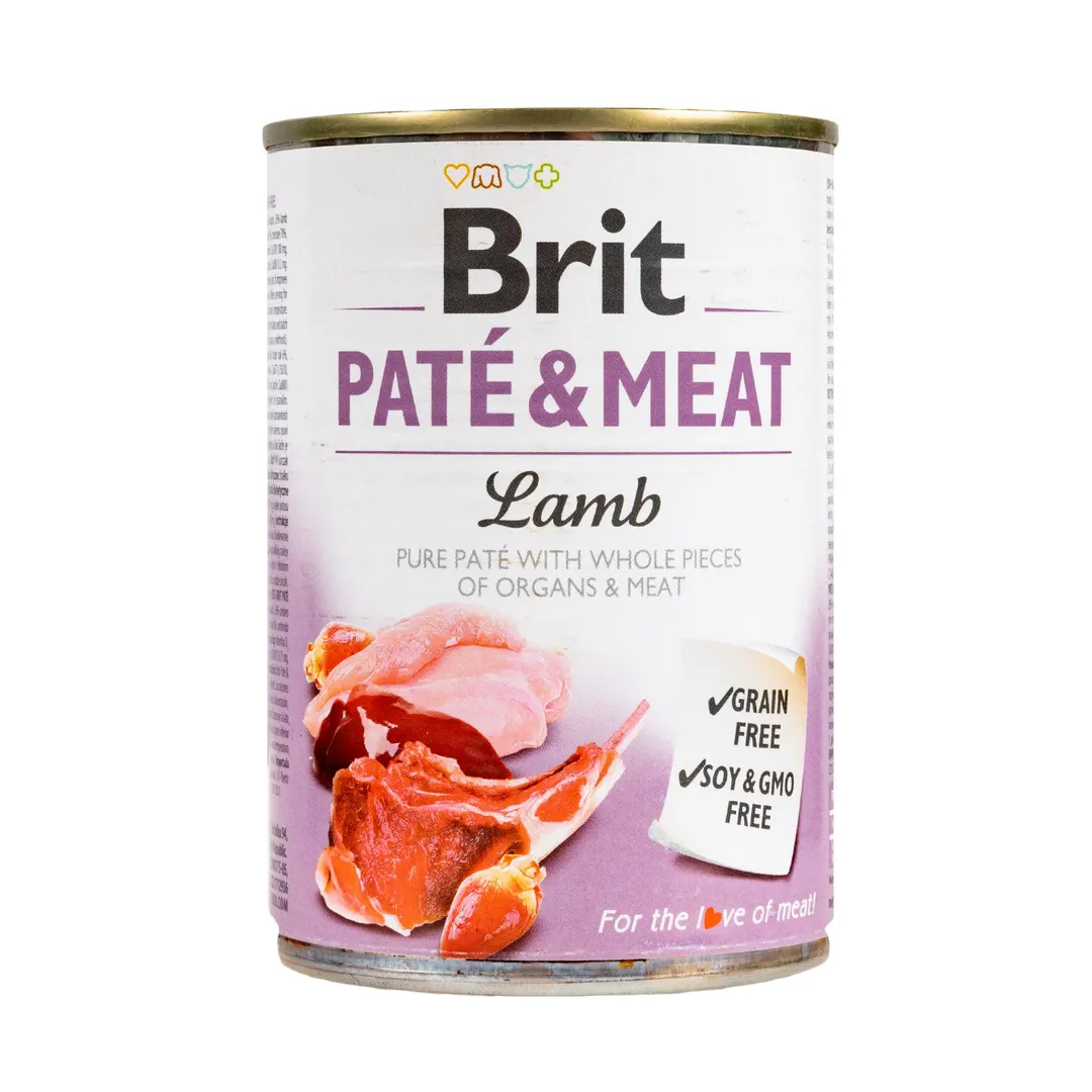 Brit Care Бріт конс.400г д/собак ПетМіт Ягня