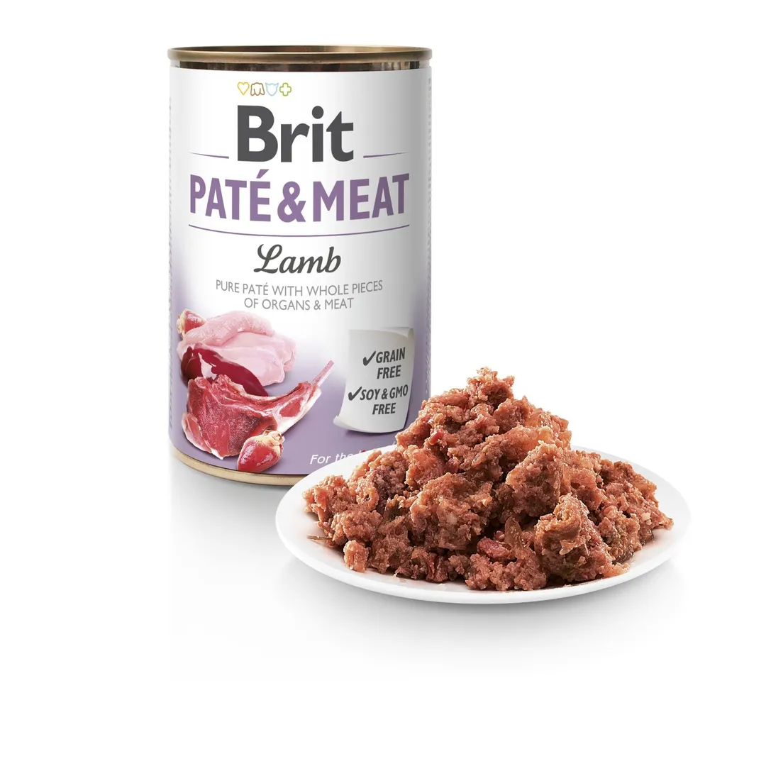 Brit Care Бріт конс.400г д/собак ПетМіт Ягня