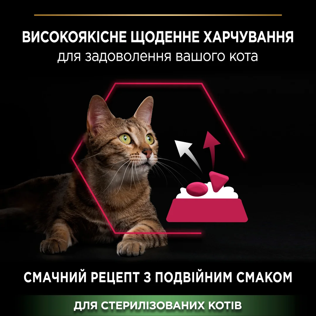 ПроПлан 1,5кг д/кота Стерильні Тріска та Форель