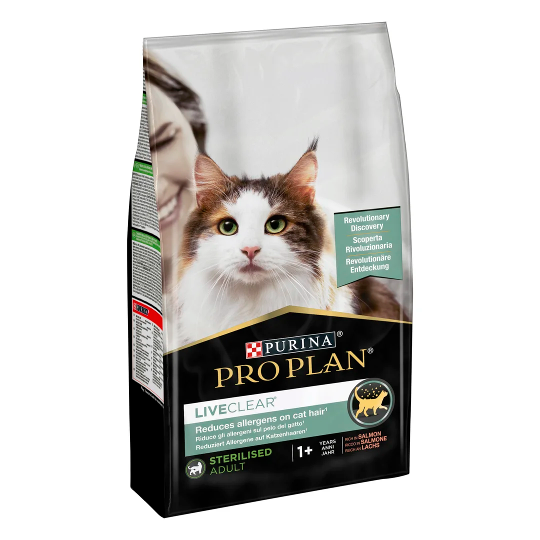 ПроПлан 1,4кг д/кота LiveClear Стерильні Лосось