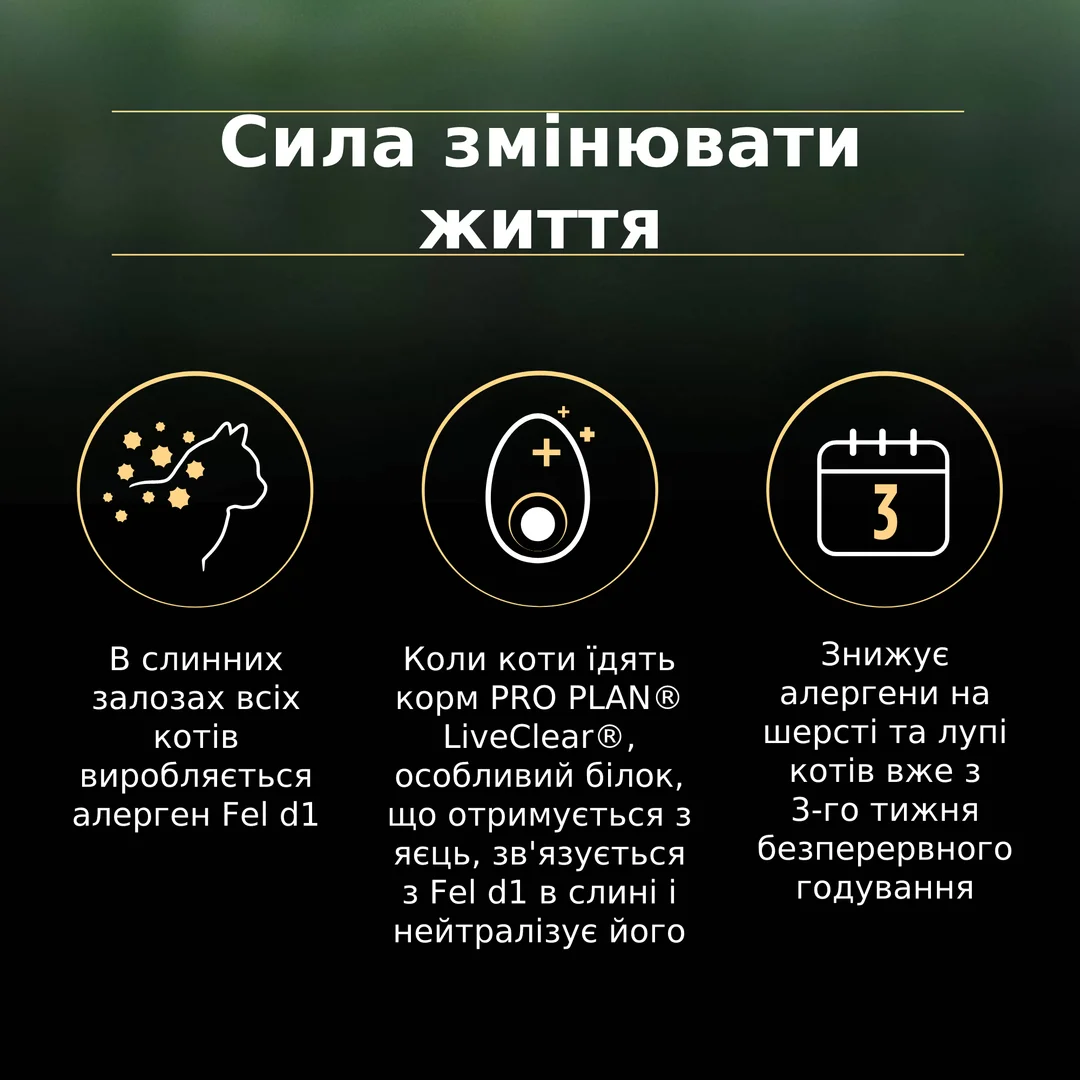 ПроПлан 1,4кг д/кота LiveClear Стерильні Лосось