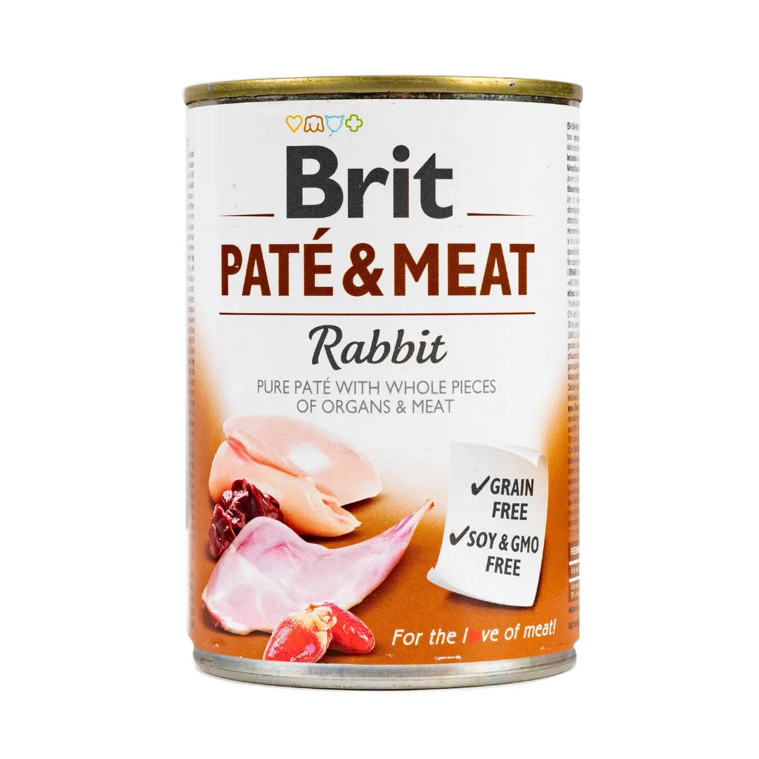 Brit Care Бріт конс.400г д/собак ПетМіт Кролик