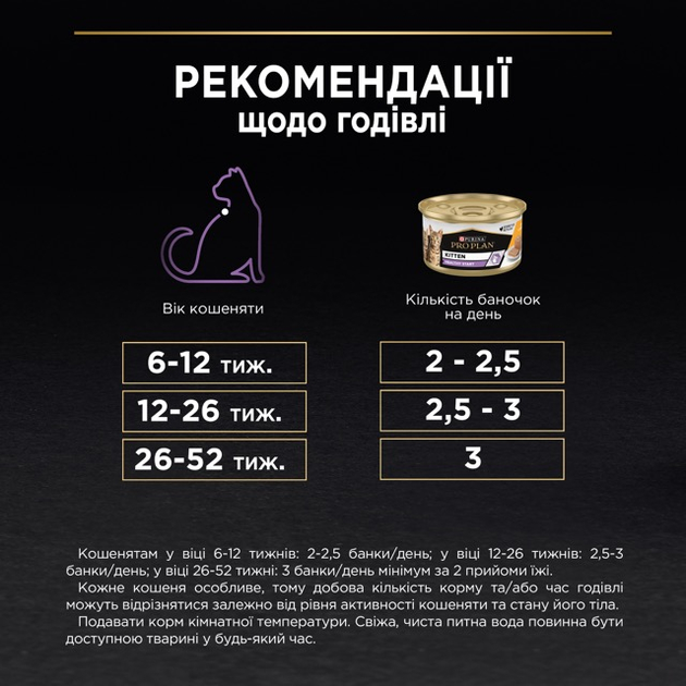 ПроПлан конс.85г д/кошенят Курка мус 24шт/уп  1 шт