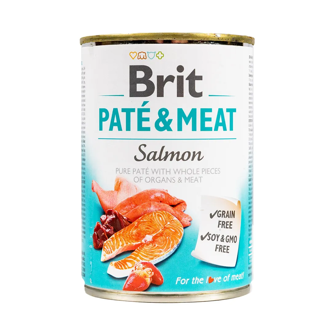 Brit Care Бріт конс.400г д/собак ПетМіт Лосось