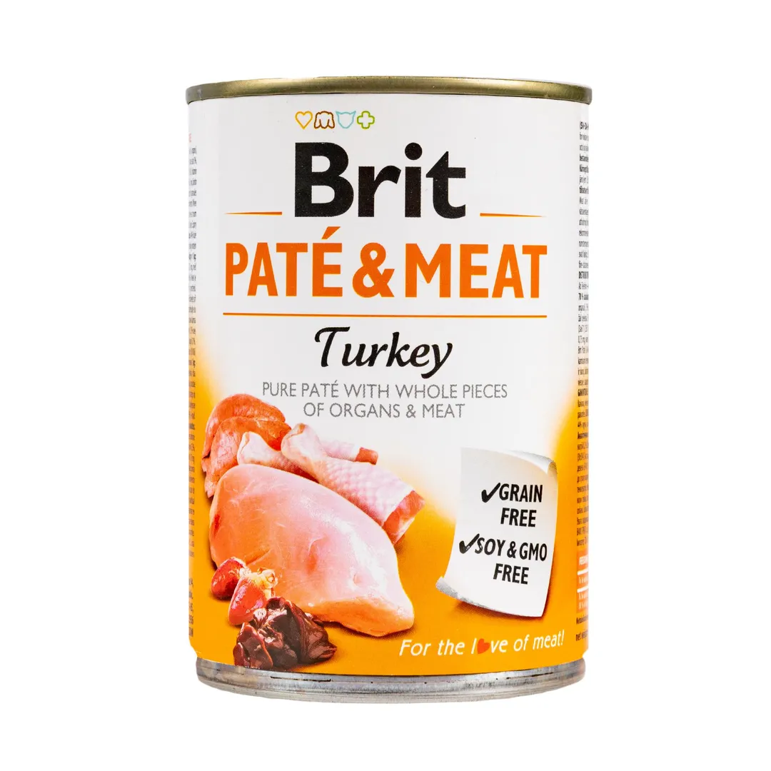 Brit Care Бріт конс.400г д/собак ПетМіт Індичка