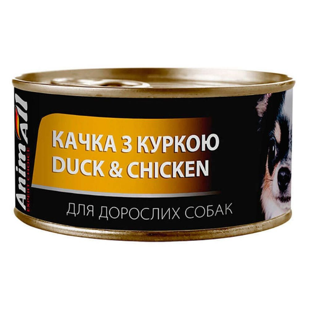 АнімАлл конс.д/собак Курка Качка 85г