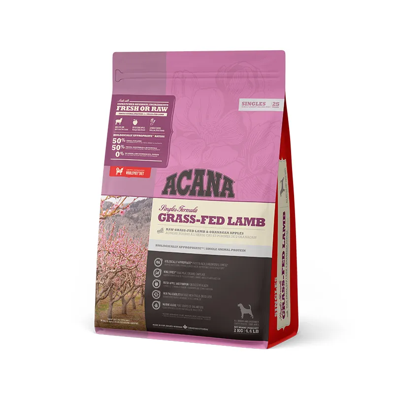 Acana Grass-Fed Lamb сухий корм гіпоалергенний для собак будь-якого віку 2 кг