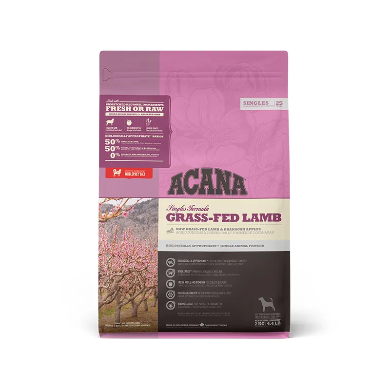 Acana Grass-Fed Lamb сухий корм гіпоалергенний для собак будь-якого віку 2 кг