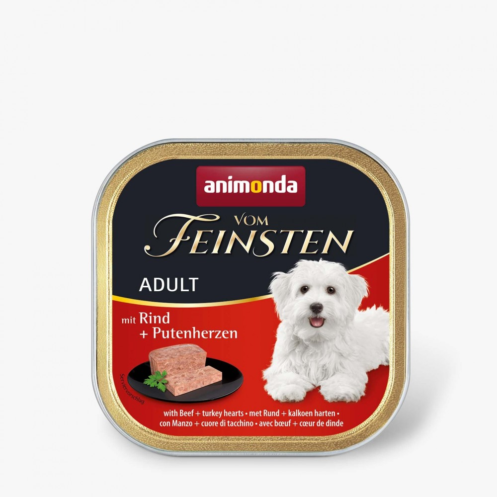Animonda Анімонда конс.150г д/собак Яловичина та Індичка паштет