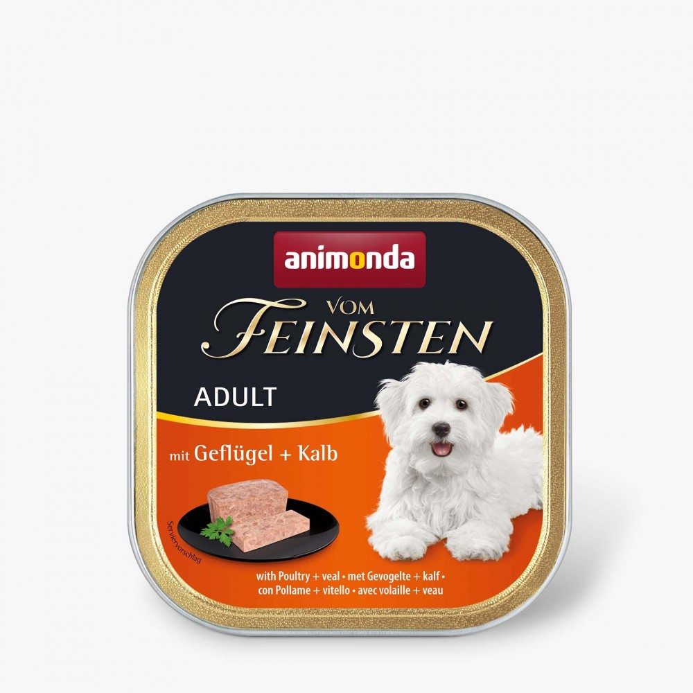 Animonda Анімонда конс.150г д/собак птиця телятина паштет