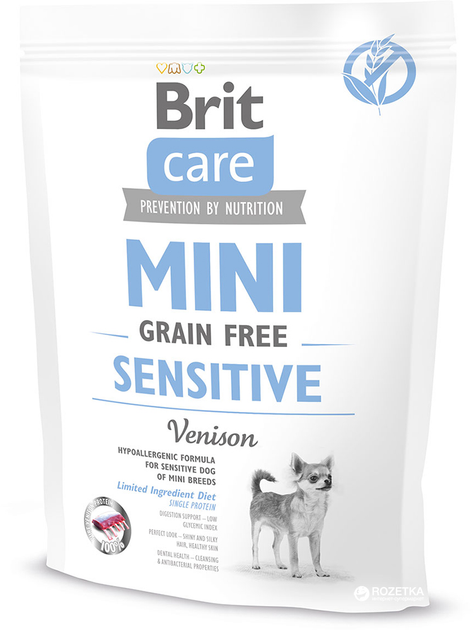 Brit Care Бріт 400г д/собак міні Чутливе травлення Оленина