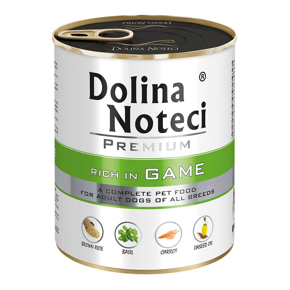 Dolina Noteci Premium конс.800г д/собак Дичина
