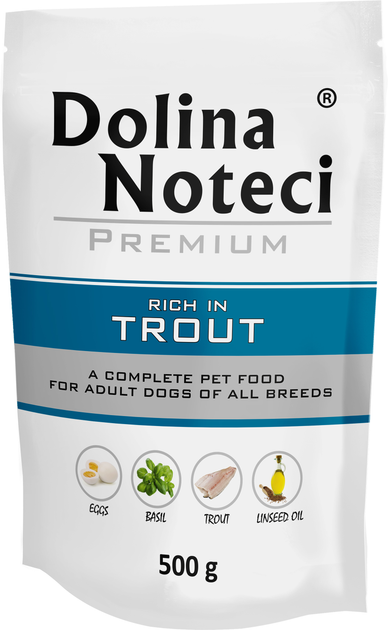Dolina Noteci Premium пауч.500г д/собак Форель