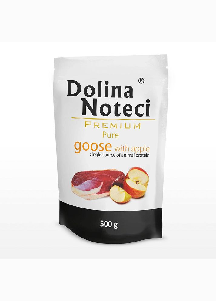 Dolina Noteci Premium PURE пауч.500г д/собак гускою та яблоком
