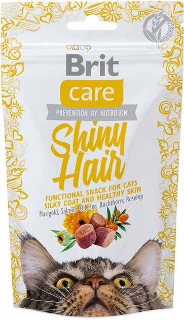 Brit Care Бріт Ласощі д/кота здорова шкіра та шерсть 50г