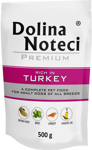 Dolina Noteci Premium пауч 500г д/собак Індичка