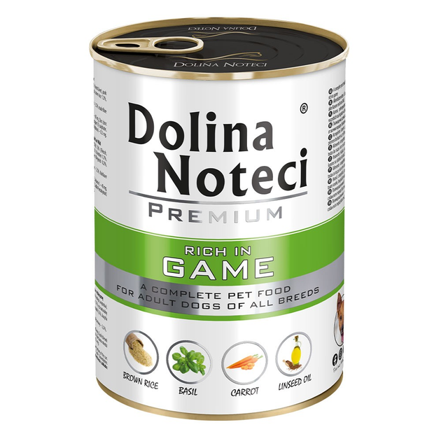 Dolina Noteci конс.400г д/собак  МОНО Дичина 65%