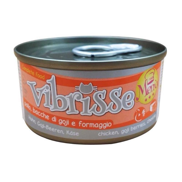 Vibrisse Вібріс конс.70г д/кота Курка ягод.годжи та сир