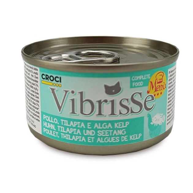 Vibrisse Вібріс конс.д/кота 70г курка,талапія та водоростями