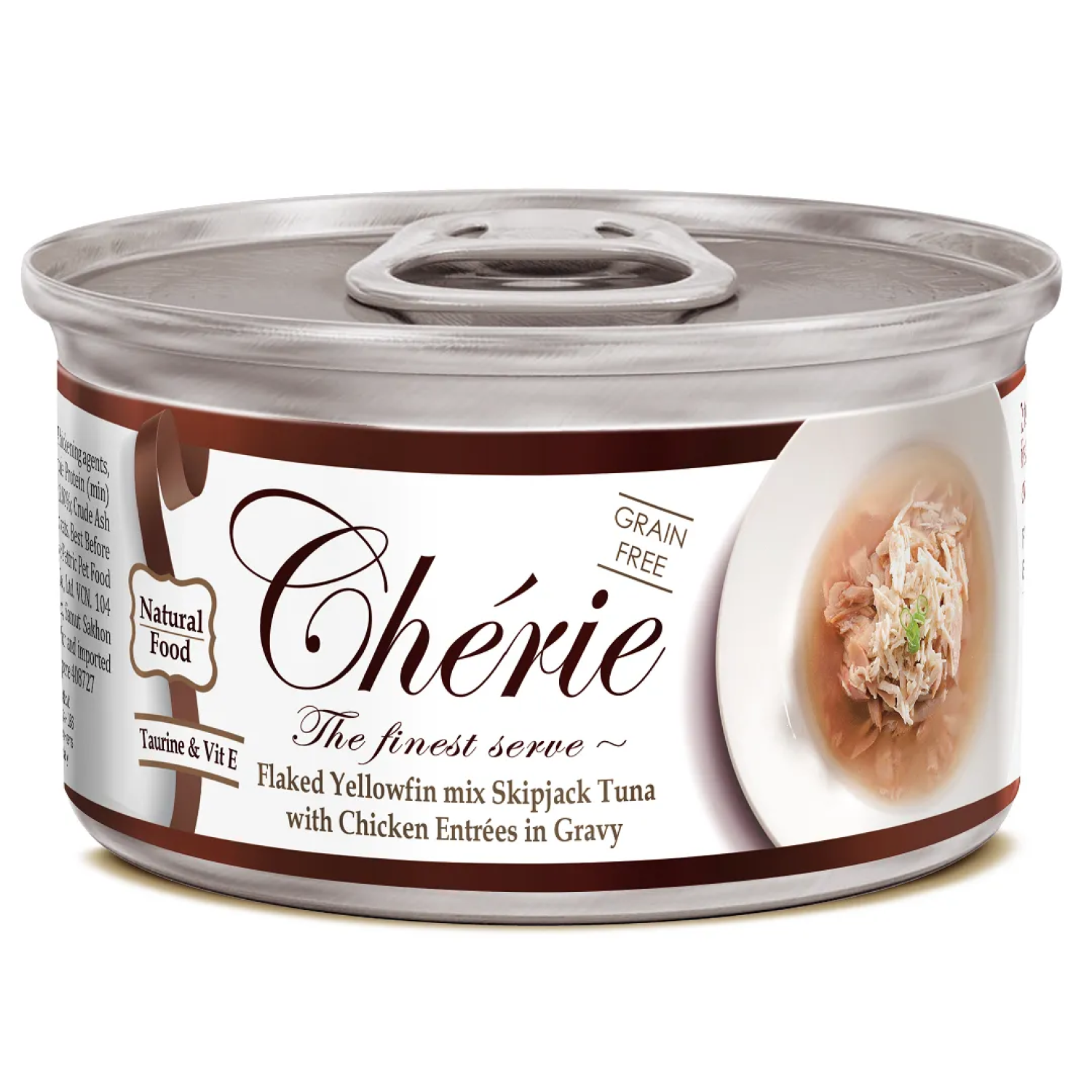 Cherie Шері конс.80г д/кота Тунець Курка соус