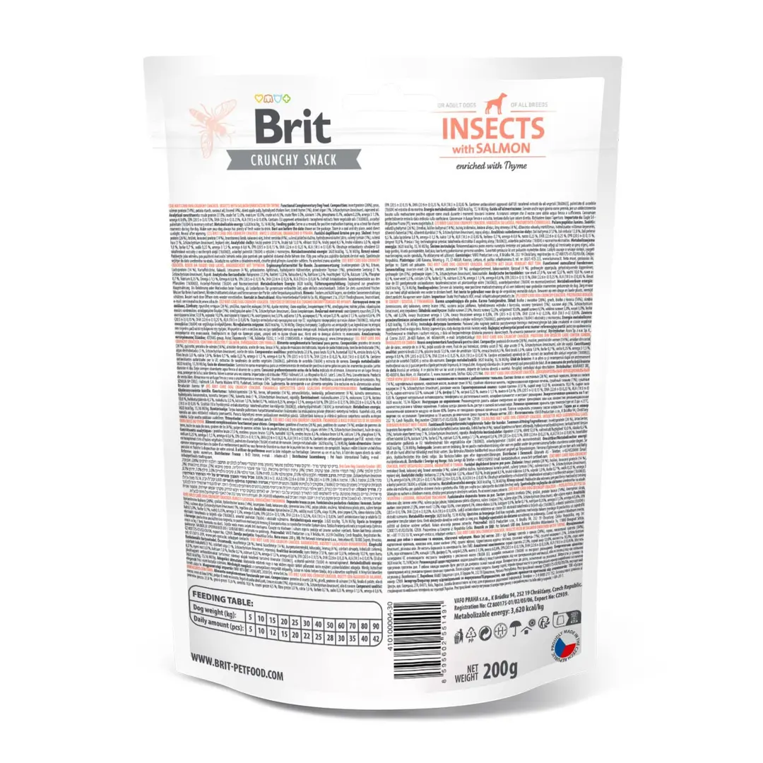 Brit Care Бріт Ласощі д/собак чутл.травл Лосось чебрець 200г