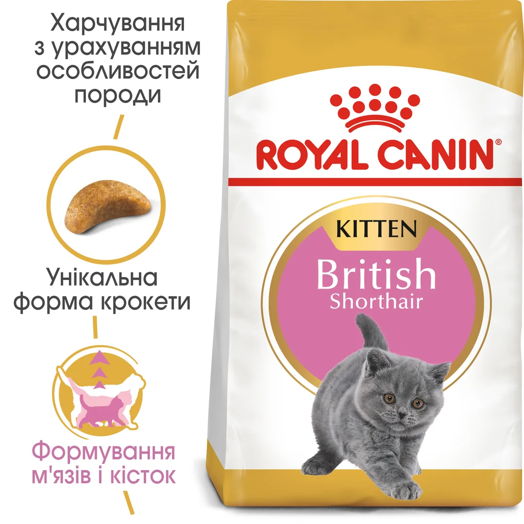 Роял Канін 2кг д/кошенят British Kitten Британець кітен