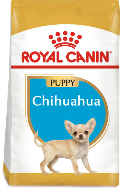 Сухий повнораціонний корм для цуценят Royal Canin Chihuahua Puppy породи чихуахуа віком від 2 до 8 місяців 500 г