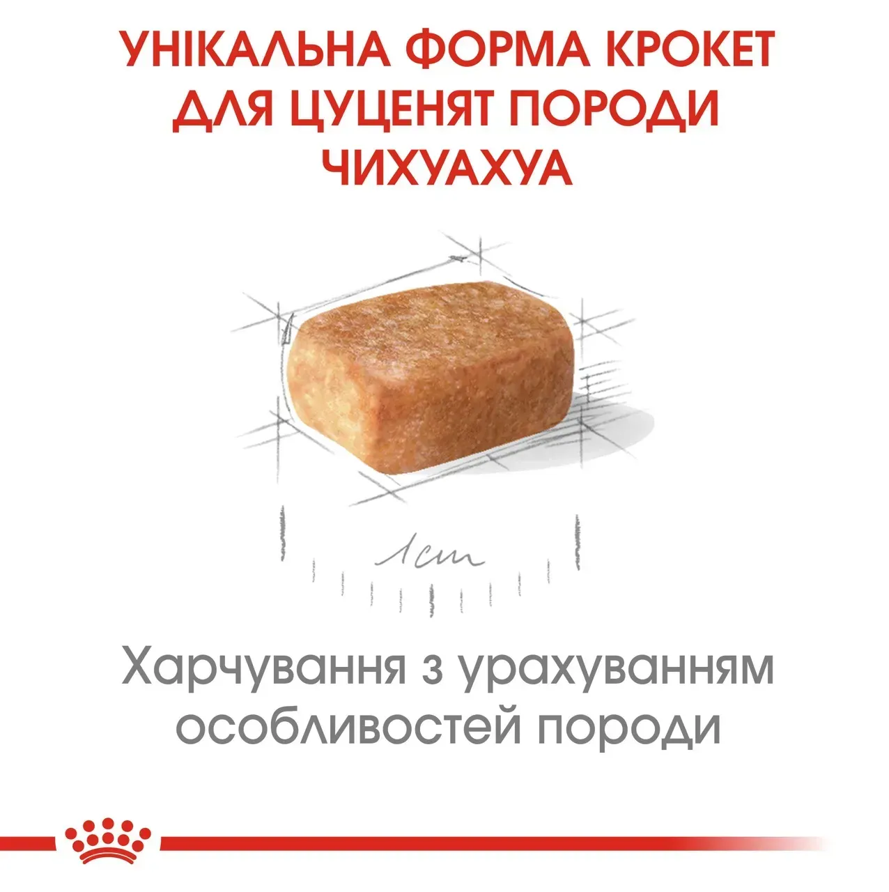 Сухий повнораціонний корм для цуценят Royal Canin Chihuahua Puppy породи чихуахуа віком від 2 до 8 місяців 500 г