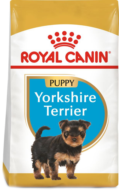 Сухий повнораційний корм для цуценят Royal Canin Yorkshire Terrier Puppy породи йоркширський тер'єр віком від 2 до 10 місяців 500 г